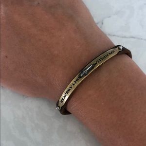 Waxing poetic bracelet